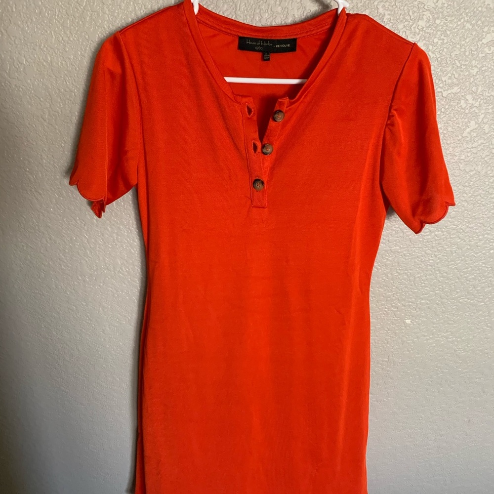 House of Harlow delphine Henley dress - Picture 4 of 5